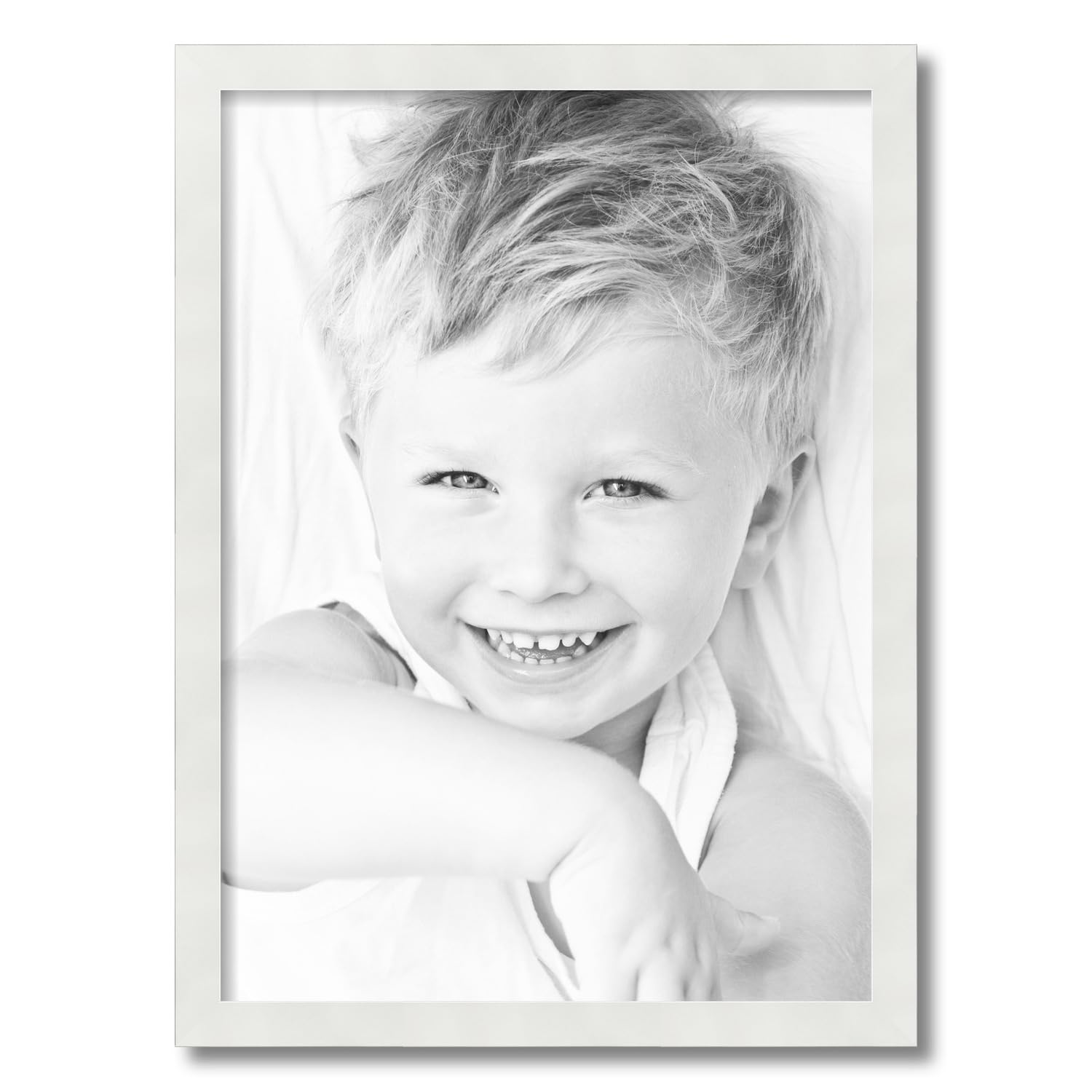 Amazon.com - ArtToFrames 18x25 inch Satin White Frame Picture